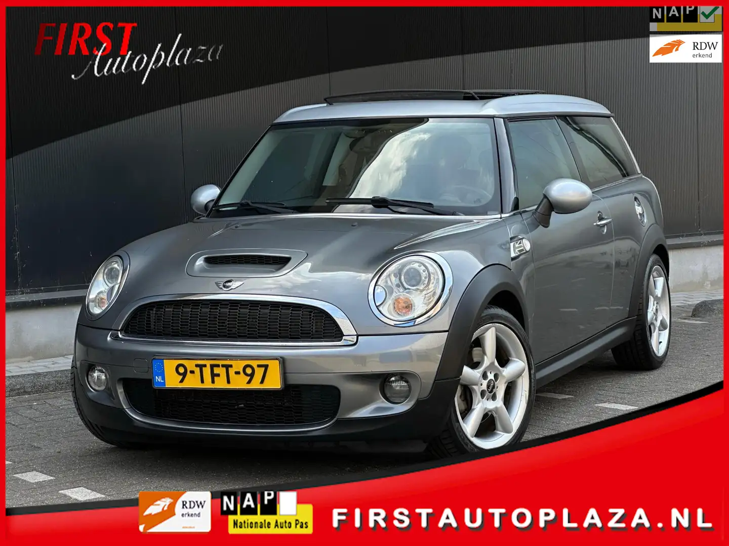 MINI Cooper S Clubman Mini 1.6 Chili NAVI/CRUISE/6-BAK/LEDER | NETTE AUT Grijs - 1