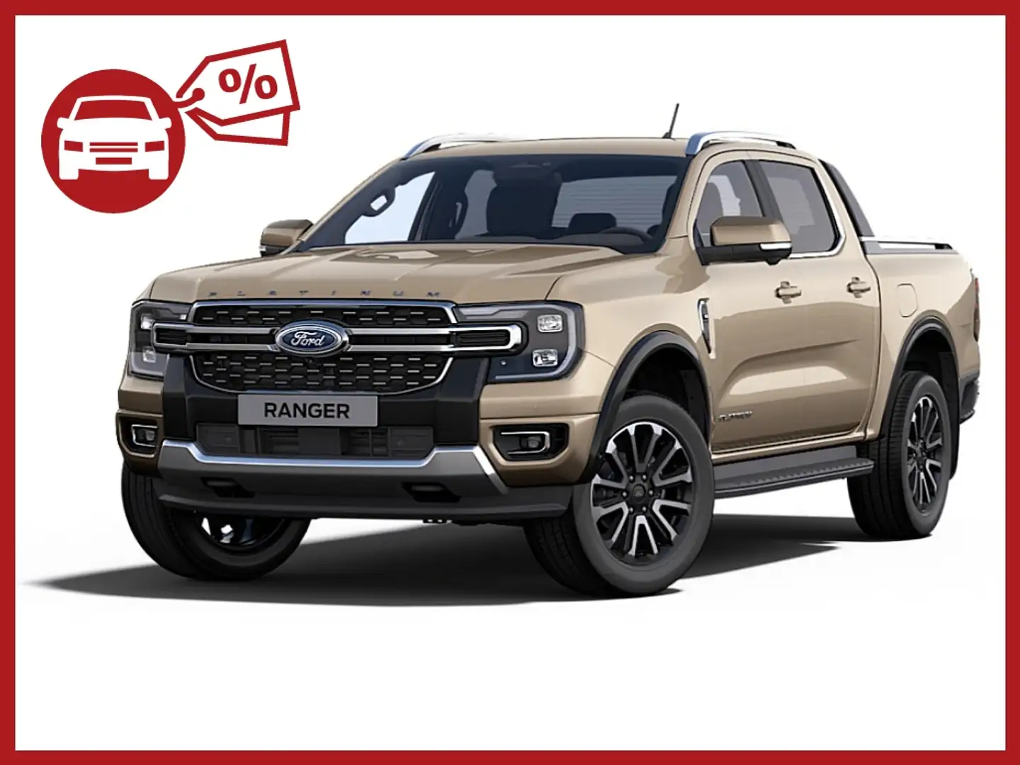 Ford Ranger Ranger Doppelkabine Platinum e-4WD 3,0 EcoBlue ... Silber - 1