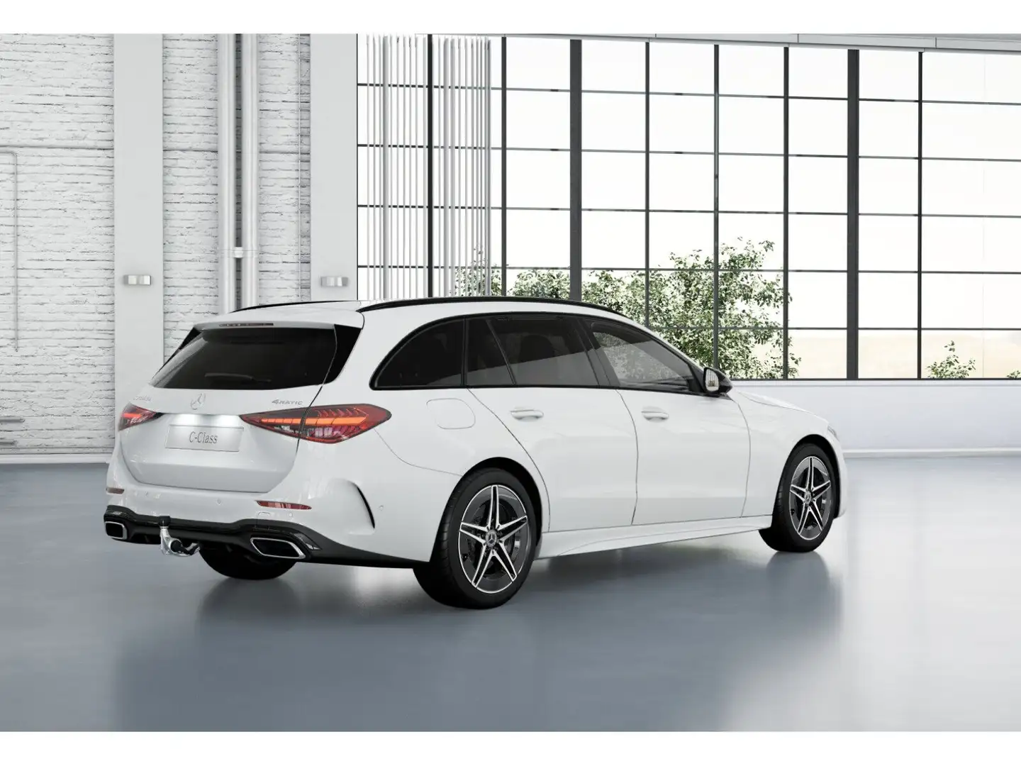 Mercedes-Benz C 300 de 4M T AMG-Pr.+ AHK Night HUD Distr.Vorr. Weiß - 2