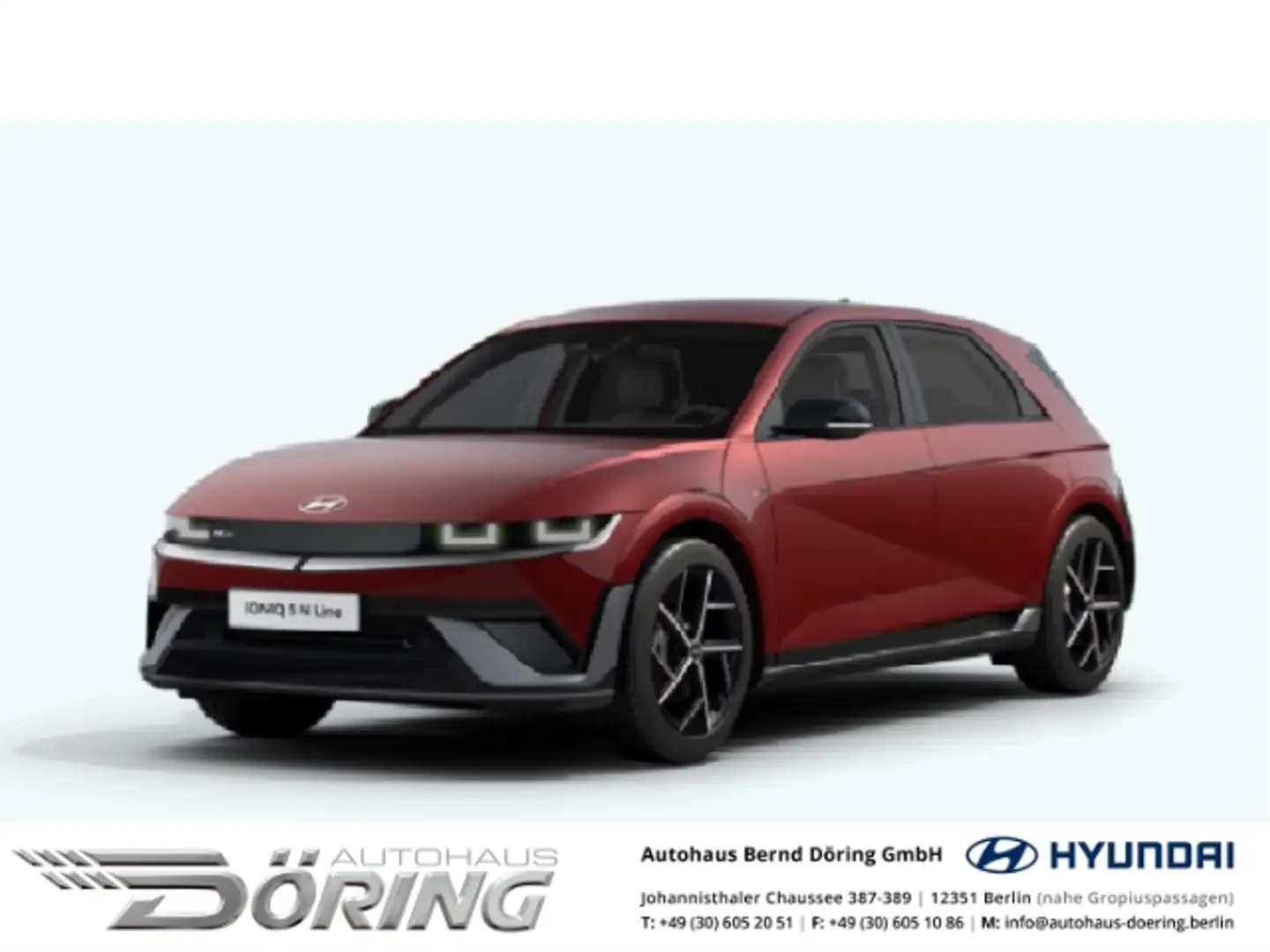 Hyundai IONIQ 5 Elektro N Line 84 kWh 229PS Sitz-Paket Rot - 1