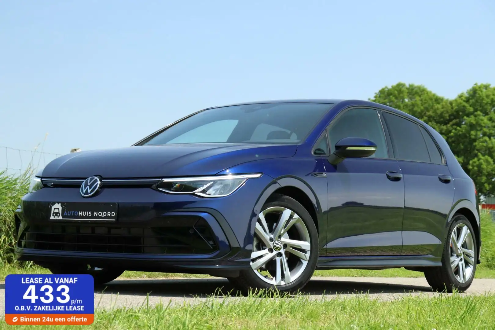 Volkswagen Golf 8 1.5 eTSI / 3x R-Line / DSG / ACC / DAB / Navi / Blauw - 1