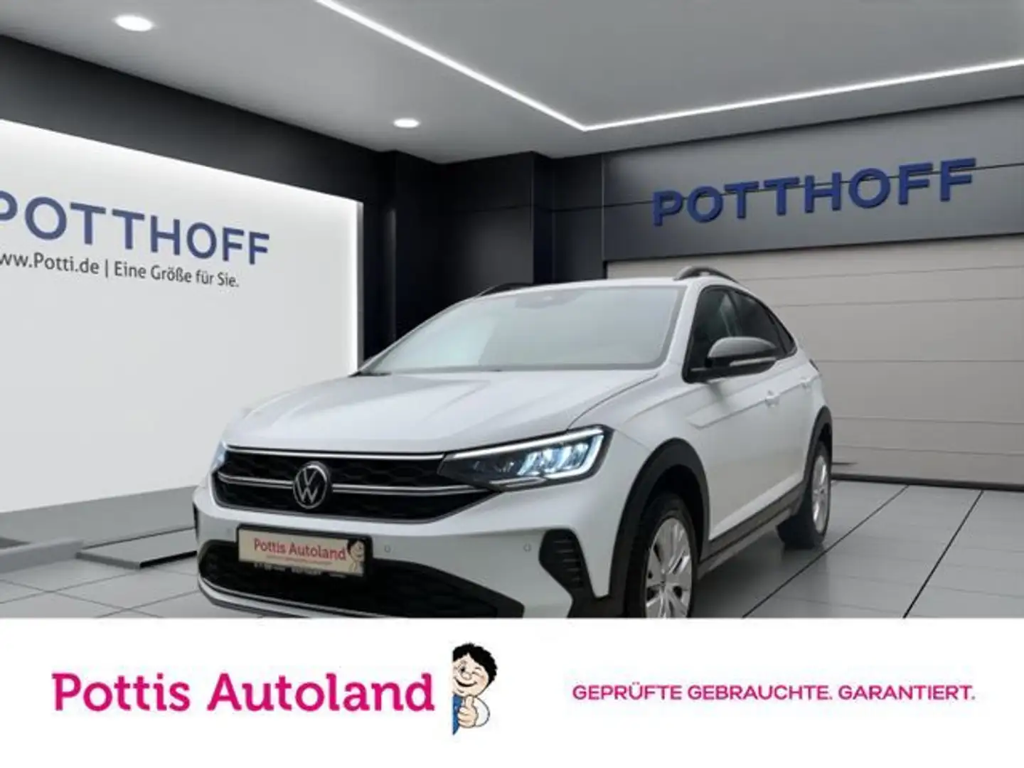 Volkswagen Taigo 1.0 TSI GOAL NAVI PDC LED ACC SITZHZG Weiß - 1