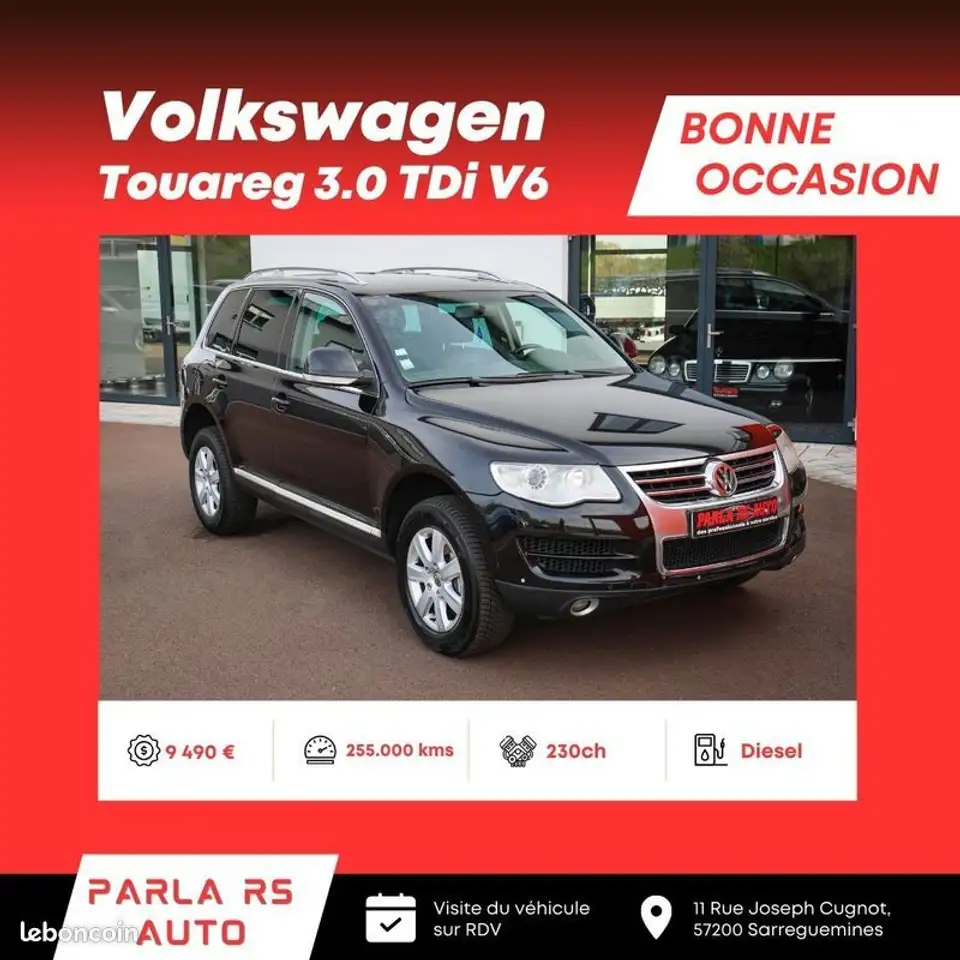 Volkswagen Touareg 3.0 TDi V6 230ch