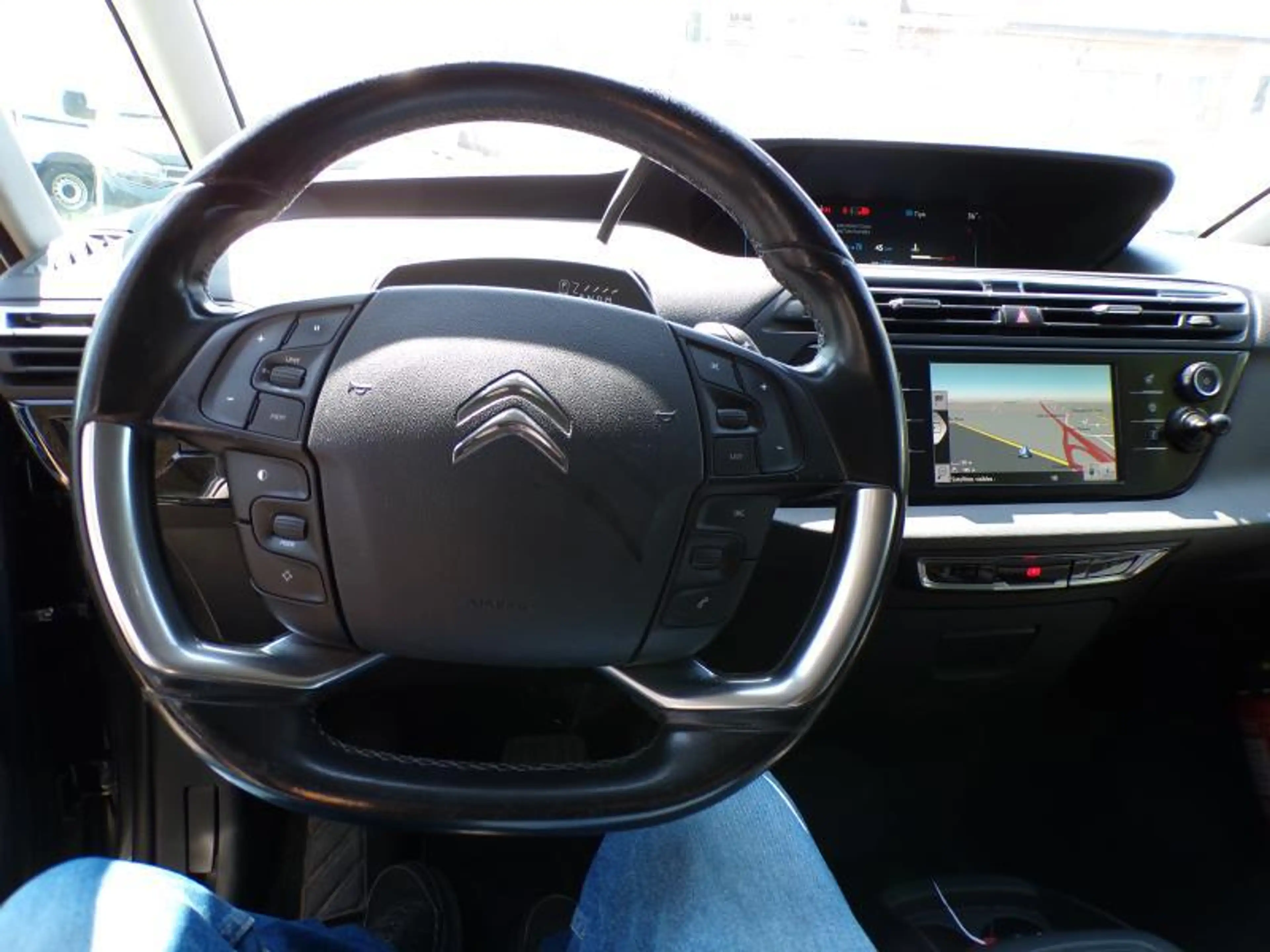 Citroen Grand C4 Picasso 1.6HDi 115cv 7pl Automatique gris 11/15 Airco GPS — photo 8