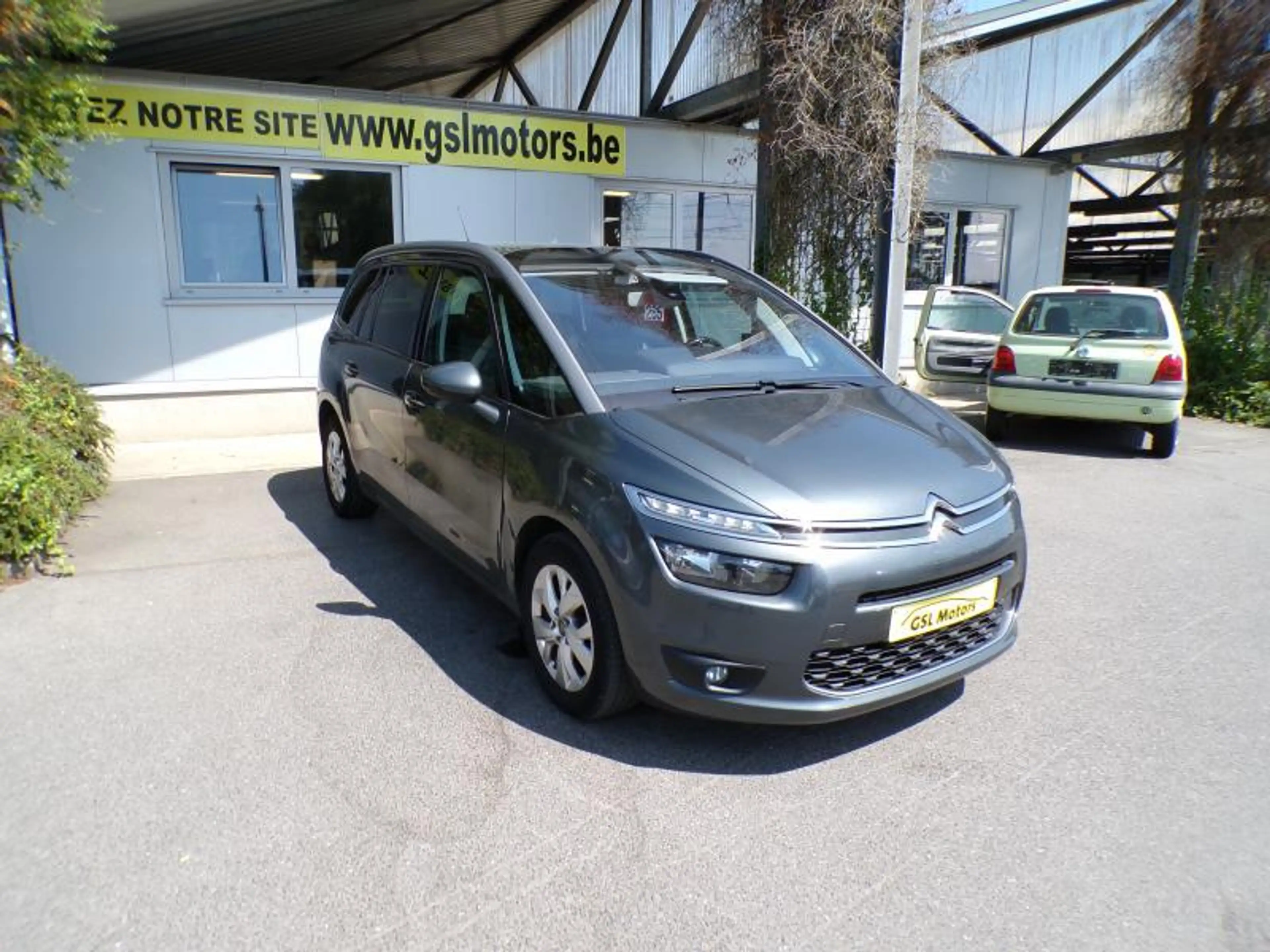 Citroen Grand C4 Picasso 1.6HDi 115cv 7pl Automatique gris 11/15 Airco GPS — photo 3