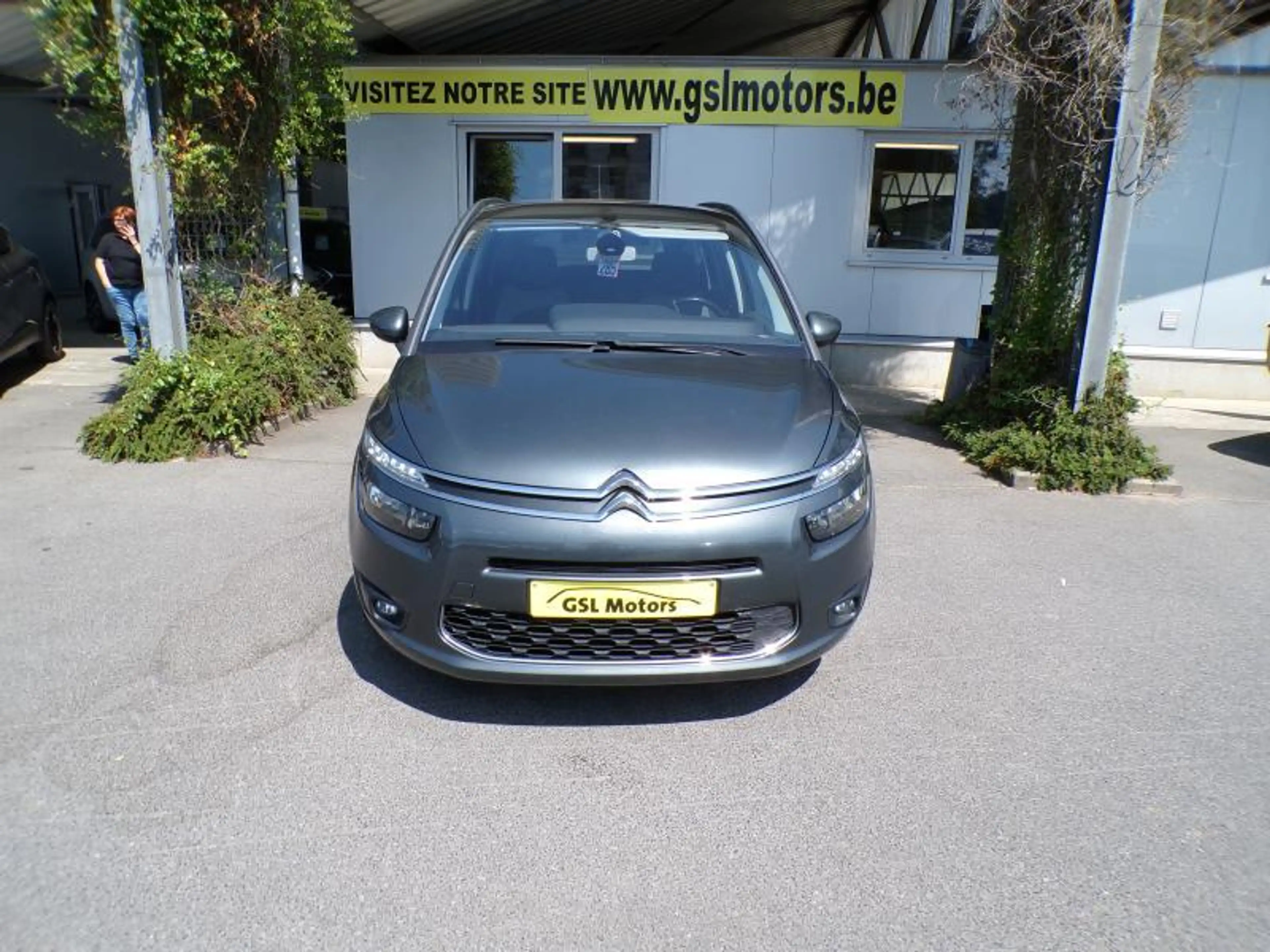 Citroen Grand C4 Picasso 1.6HDi 115cv 7pl Automatique gris 11/15 Airco GPS — photo 2