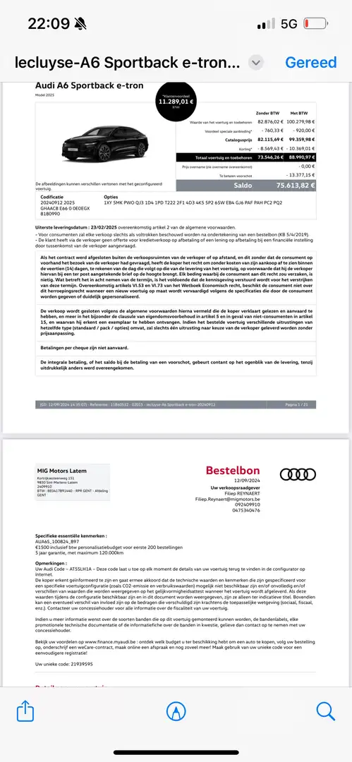 Audi A6 e-tron Sportback quattro - 1