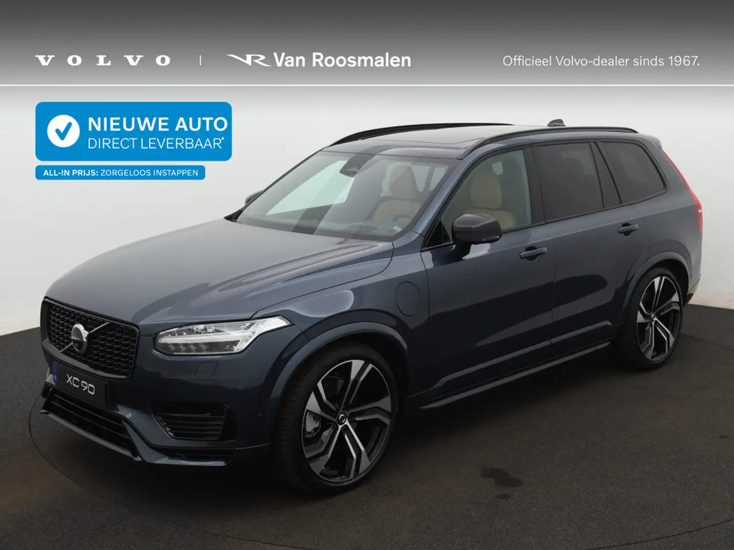 Volvo XC90 2.0 T8 AWD Ulimate Dark | Luchtvering | Bowers & W Blue - 1