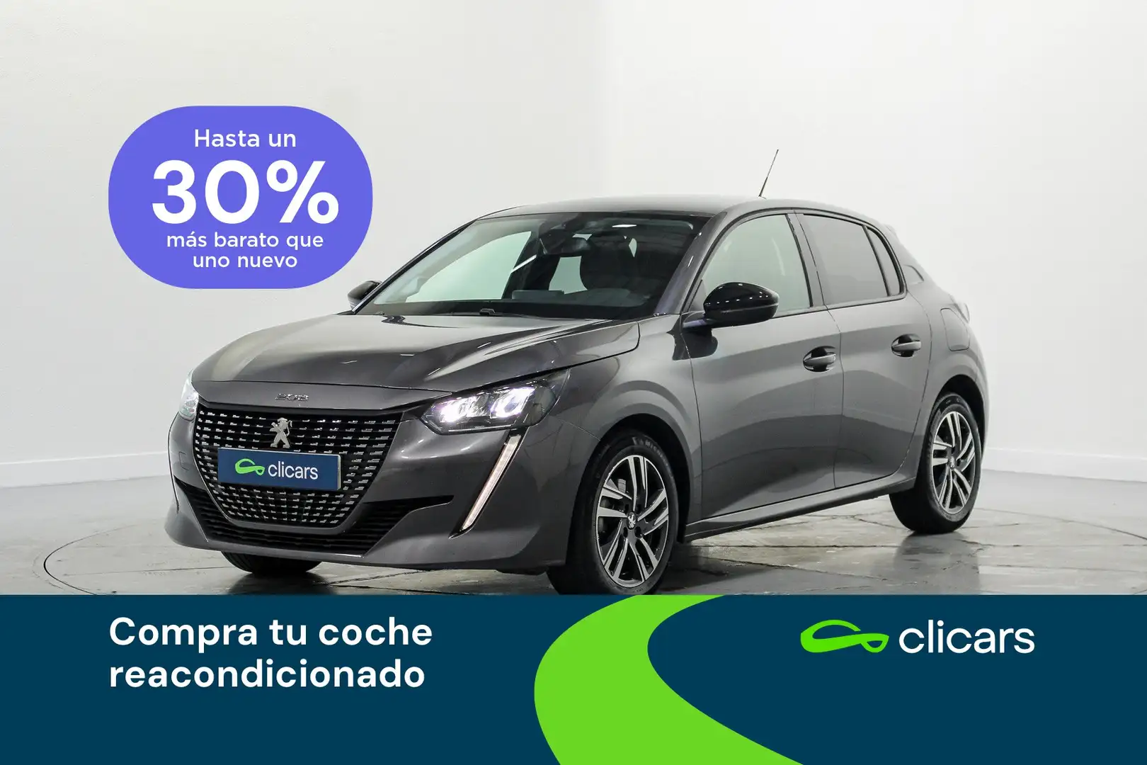 Peugeot 208 1.2 Puretech S&S Allure 100 Grijs - 1