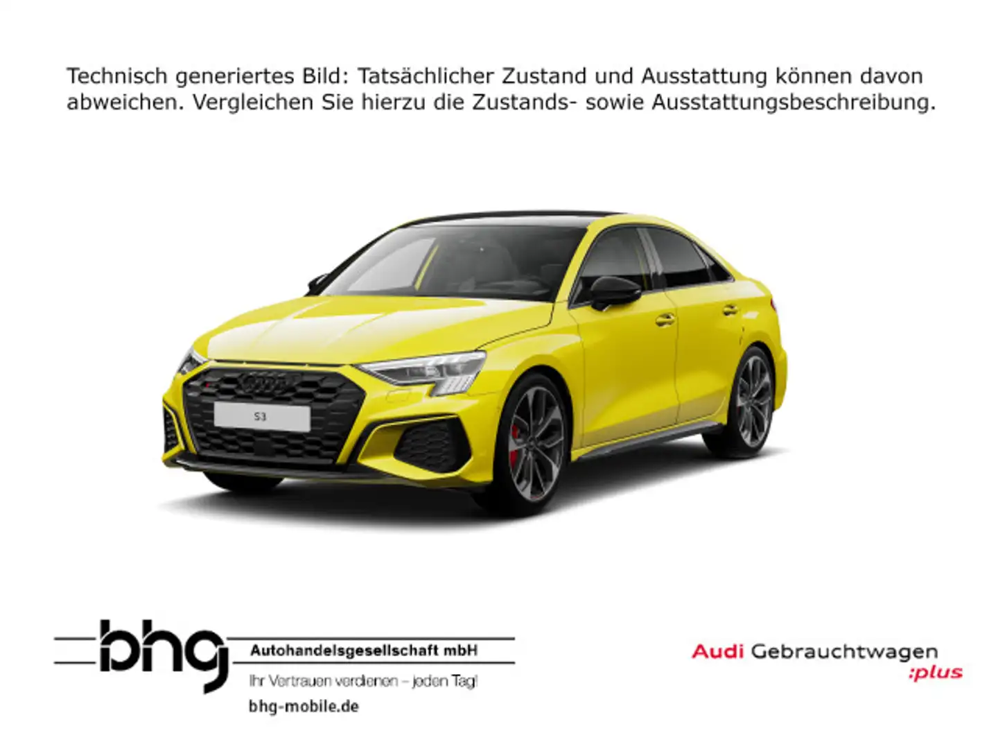 Audi S3 TFSI Limousine quattro S tronic Gelb - 1