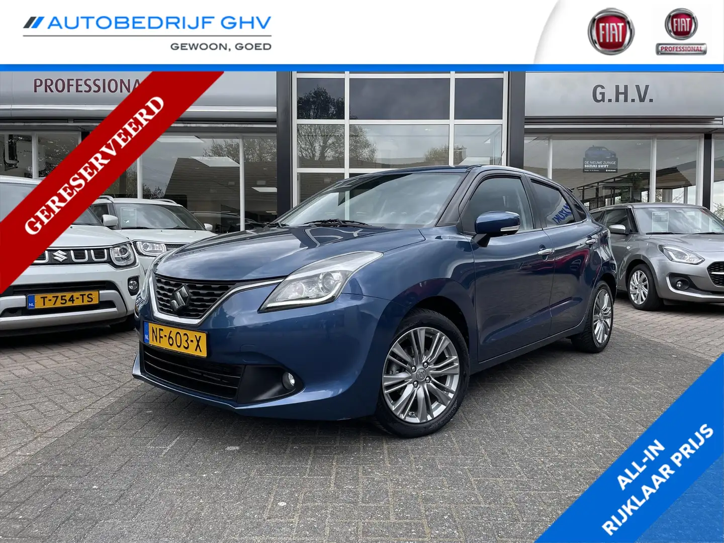 Suzuki Baleno 1.2 Dualjet 90pk Smart Hybrid S&S High Executive Albastru - 1