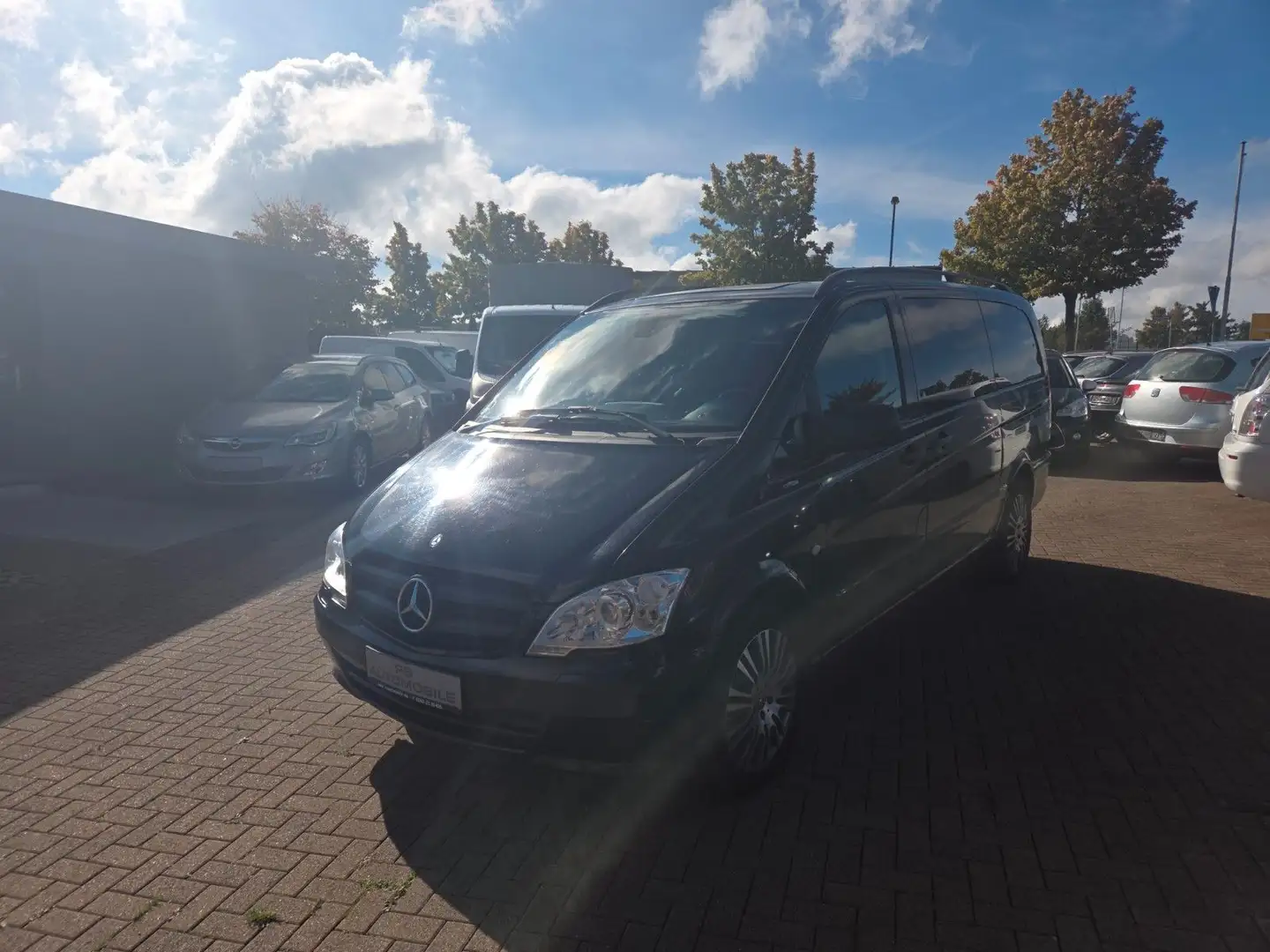 Mercedes-Benz Vito Kombi 122 CDI lang V6/AHK/STANDHEIZUNG Noir - 1