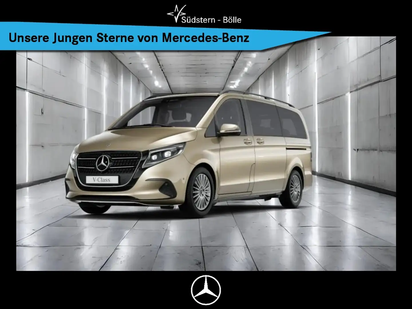 Mercedes-Benz V 220 STYLE 9G+DISTR+MBUX+AHK+KAMERA+SHZ Gold - 1