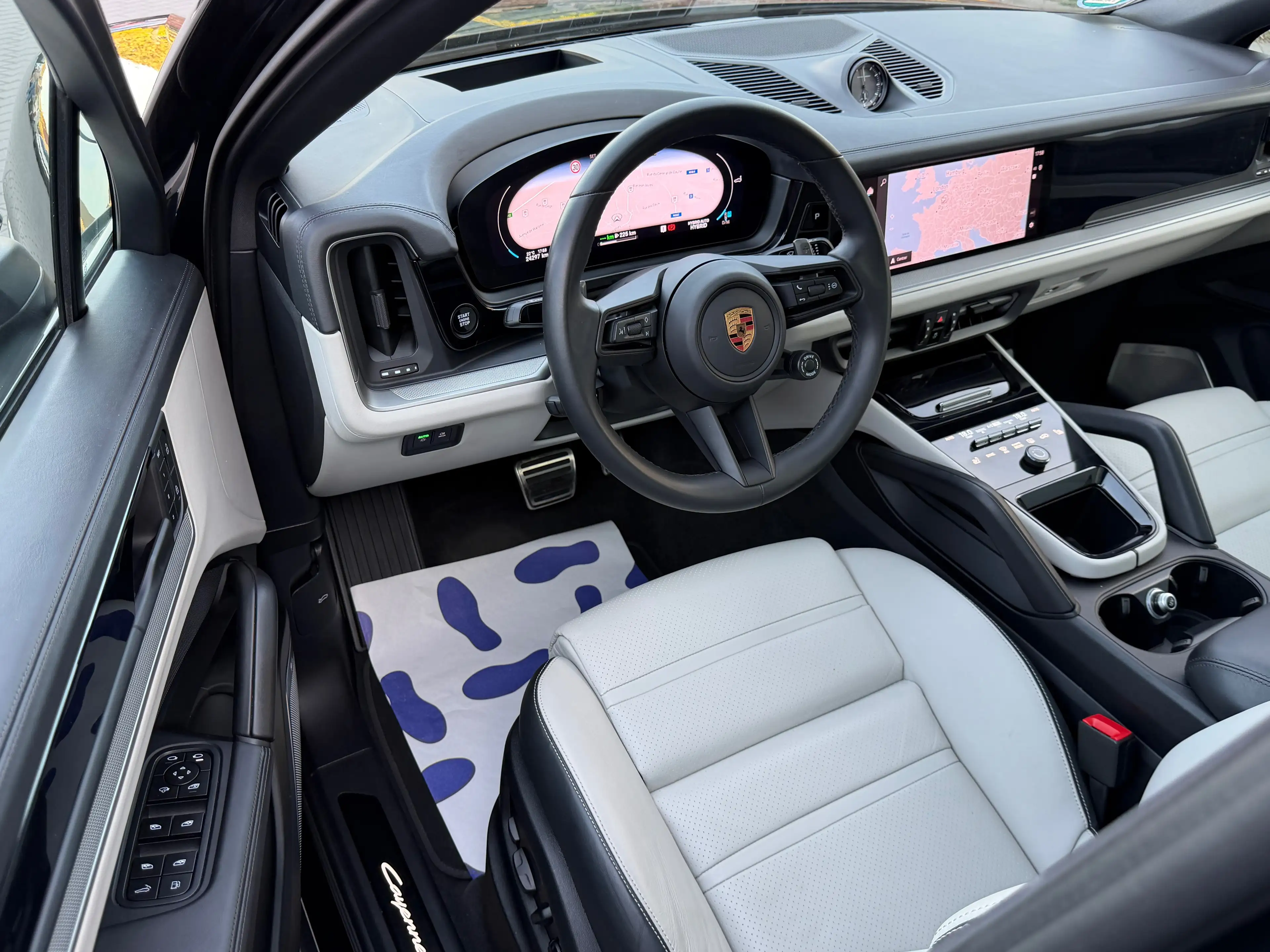 Porsche Cayenne CAYENNE S E-HYBRID – 519 CH – SPORT PLUS – PANO – HUD – 360° – BURMESTER — photo 9