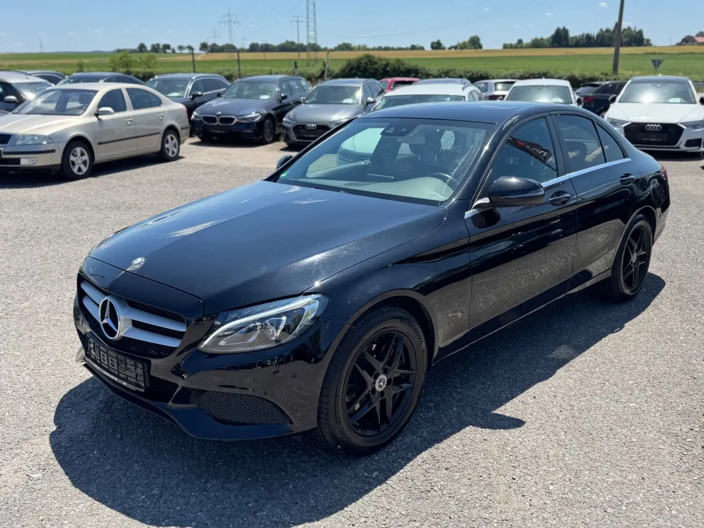 Mercedes-Benz C 220 BlueTec / d Limo. Navi Kamera LED PDC Eur6 Zwart - 1