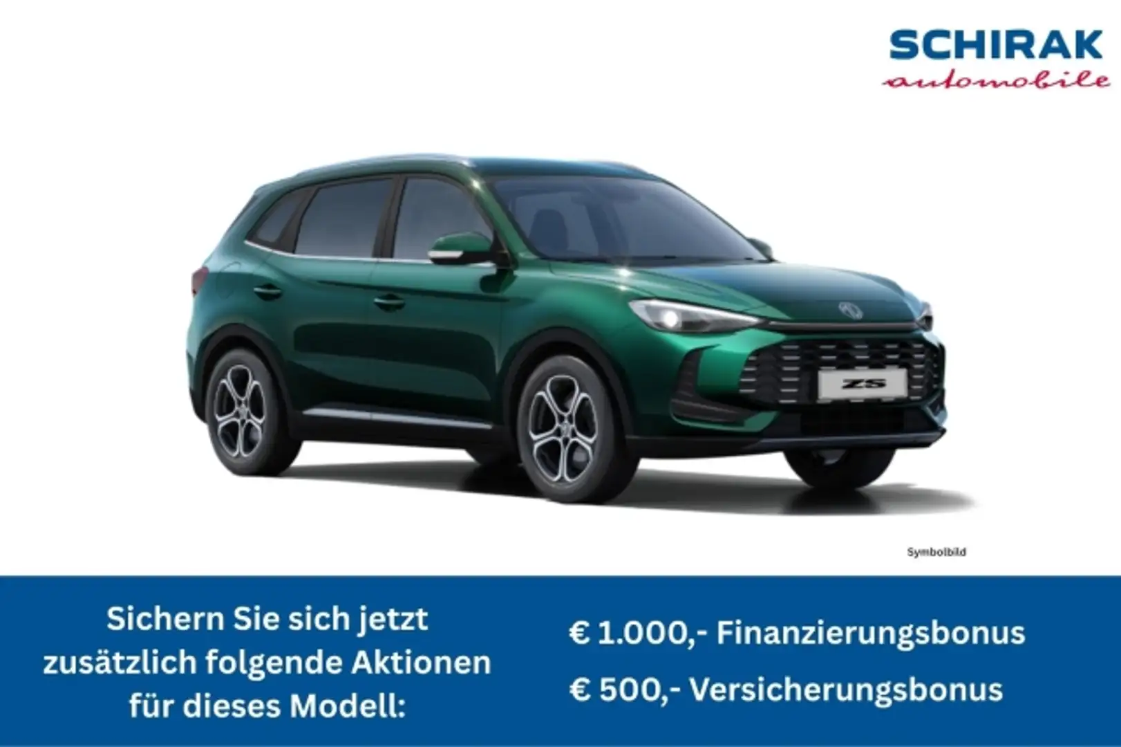 MG ZS + 1,5 MT Deluxe 25 Grün - 1