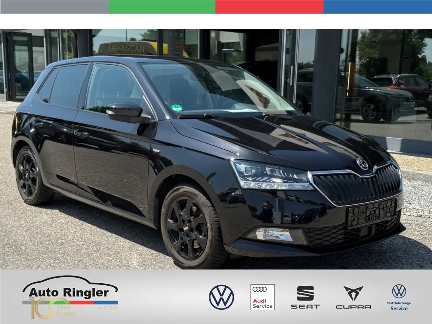 Skoda Fabia 1.0 TSI of Drive 125 Best Of+LED+NAVI+PDC+PANO Schwarz - 1