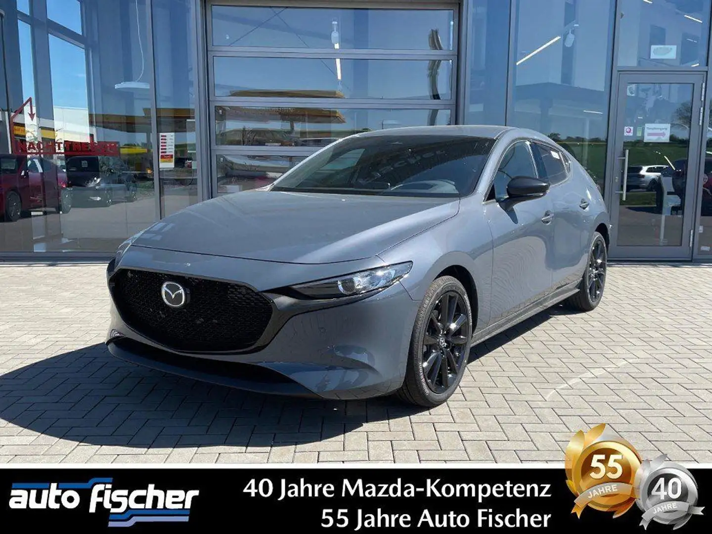 Mazda 3 2.0 (186PS) Autom. Homura Rückfahrk. Navi Mazd Grau - 1