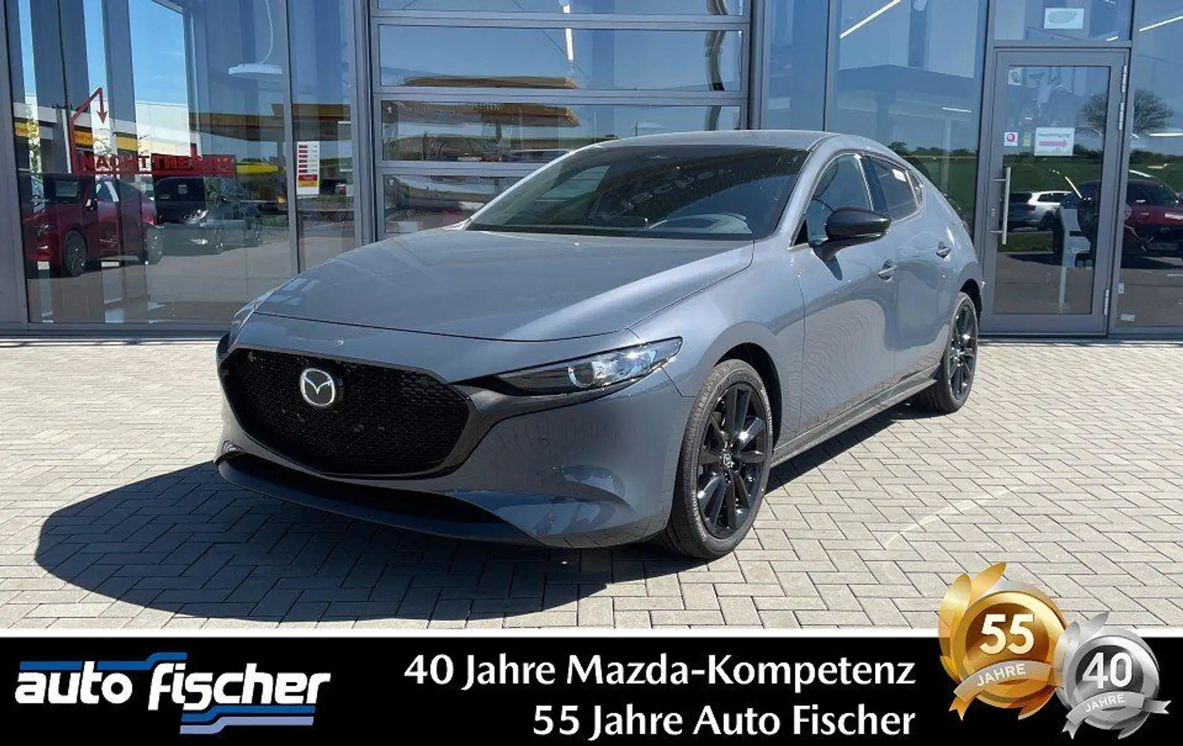 Mazda 3 2.0 (186PS) Autom. Homura Rückfahrk. Navi Mazd Grau - 1