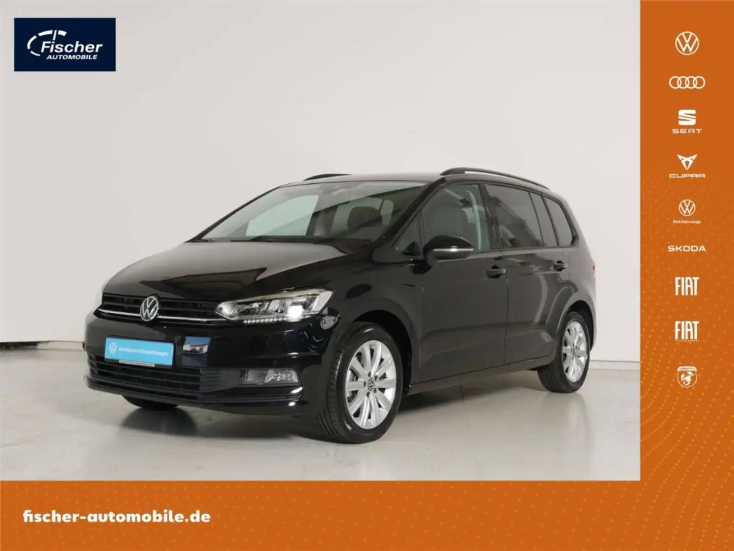 Volkswagen Touran 1.5 TSI Highline Black Style DSG NAV/LED Schwarz - 1