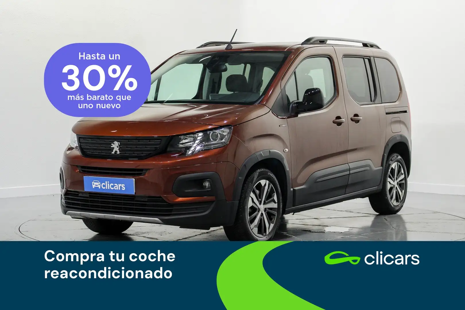 Peugeot Rifter 1.5BlueHDi S&S Standard GT Line EAT8 130 Коричневий - 1