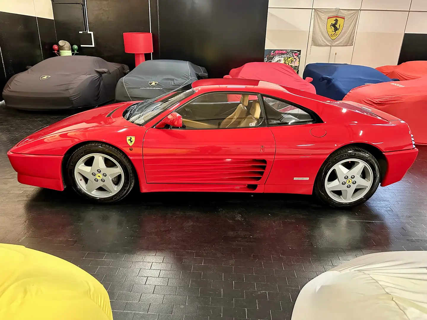 Ferrari 348 TB 3.4 300cv manuale asi targa orig italiana oro Red - 1