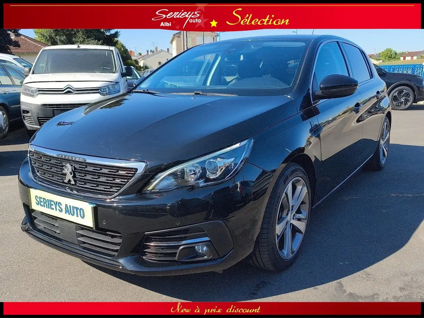 Peugeot 308 TECH EDITION 1.5 BlueHDi 130 EAT8  ATTELAGE Zwart - 1