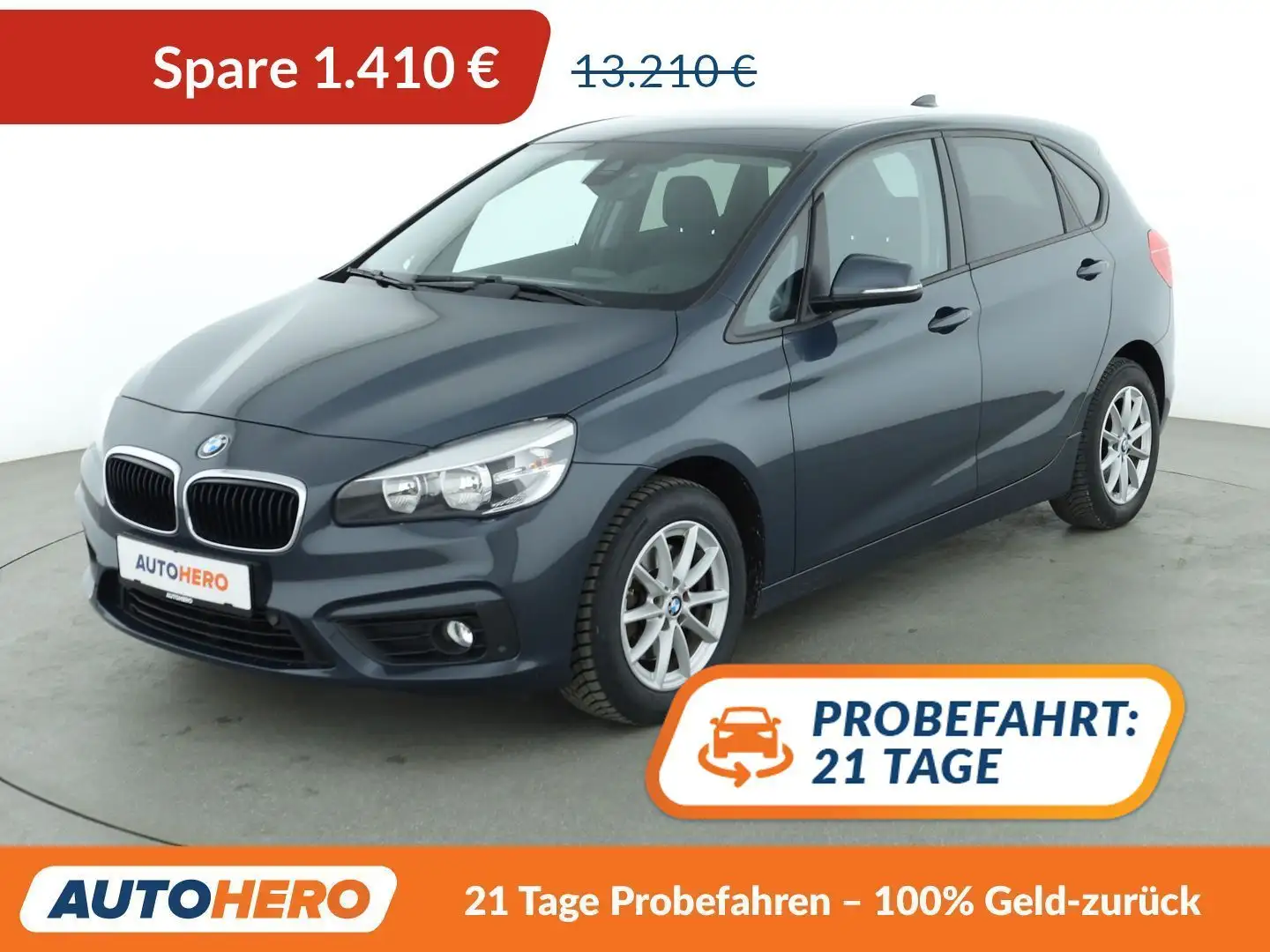 BMW 218 218i Active Tourer Basis *TEMPO*PDC*SHZ* Gris - 1