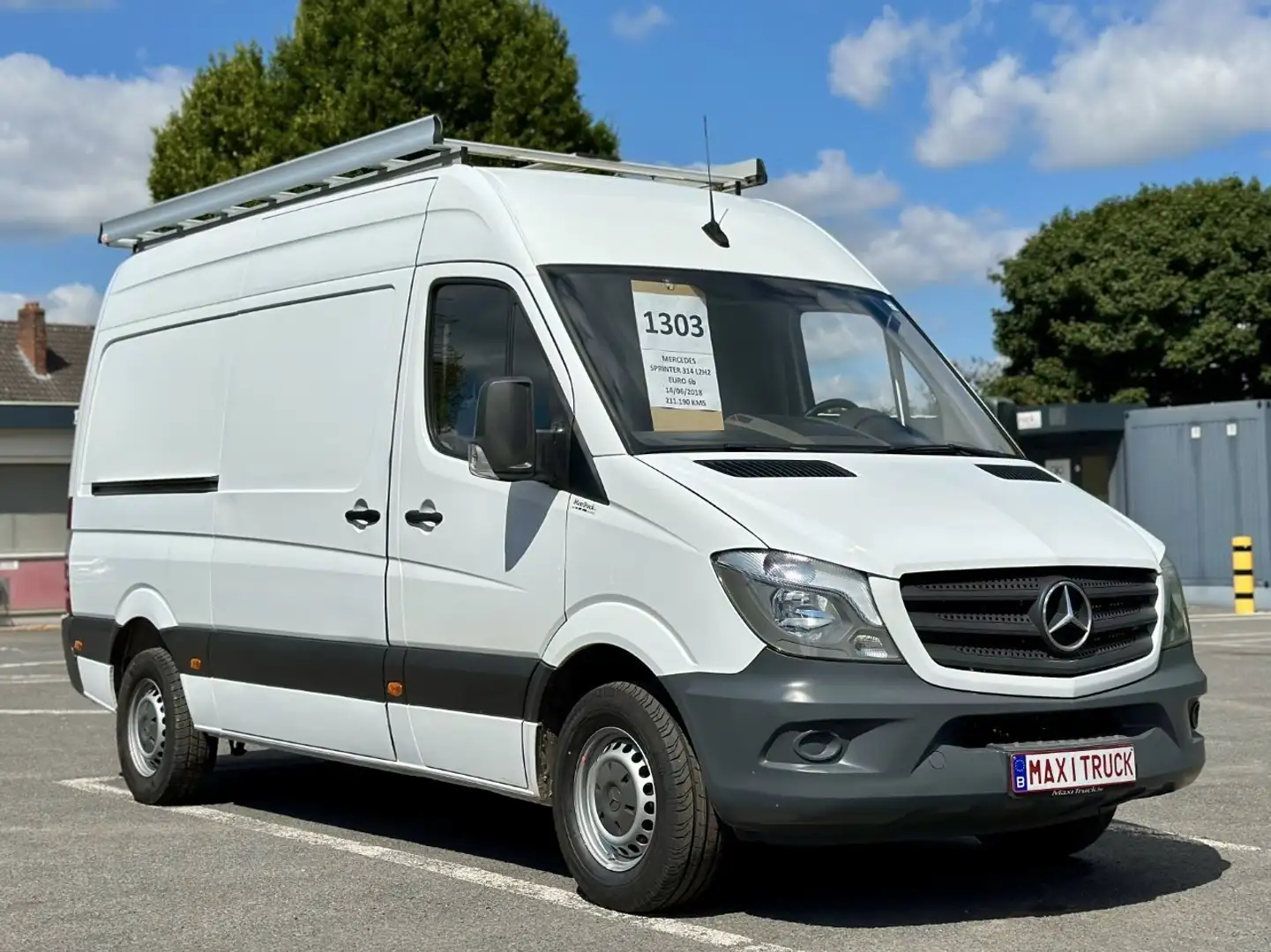 Mercedes-Benz Sprinter 314 L2H2 - 16.900€ - Leasing 1.036€/M Blanc - 2