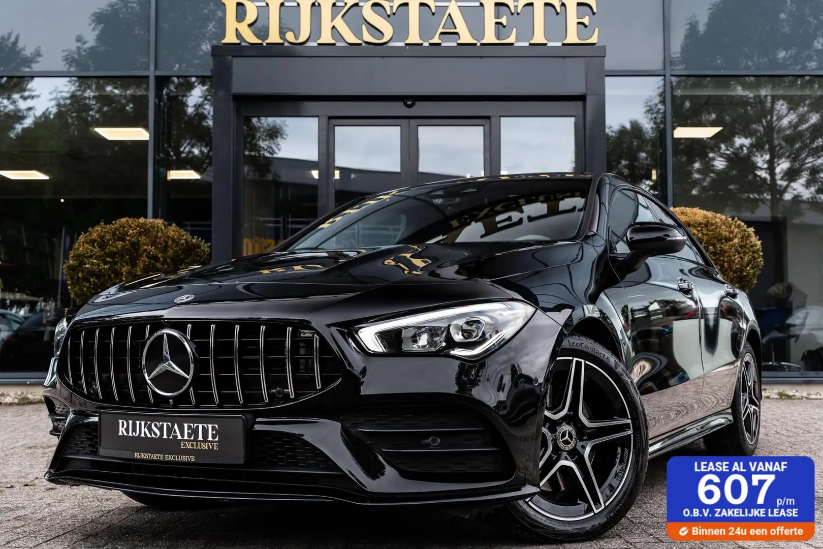 Mercedes-Benz CLA 250 e AMG|PANO|BURMESTER|CAMERA|LED|18'' Zwart - 1