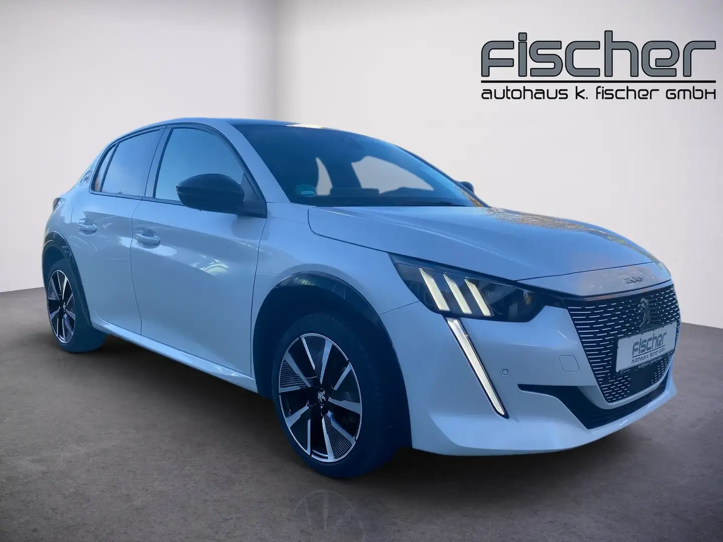 Peugeot e-208 Allure inkl. GT-Line-Paket 136 Weiß - 2