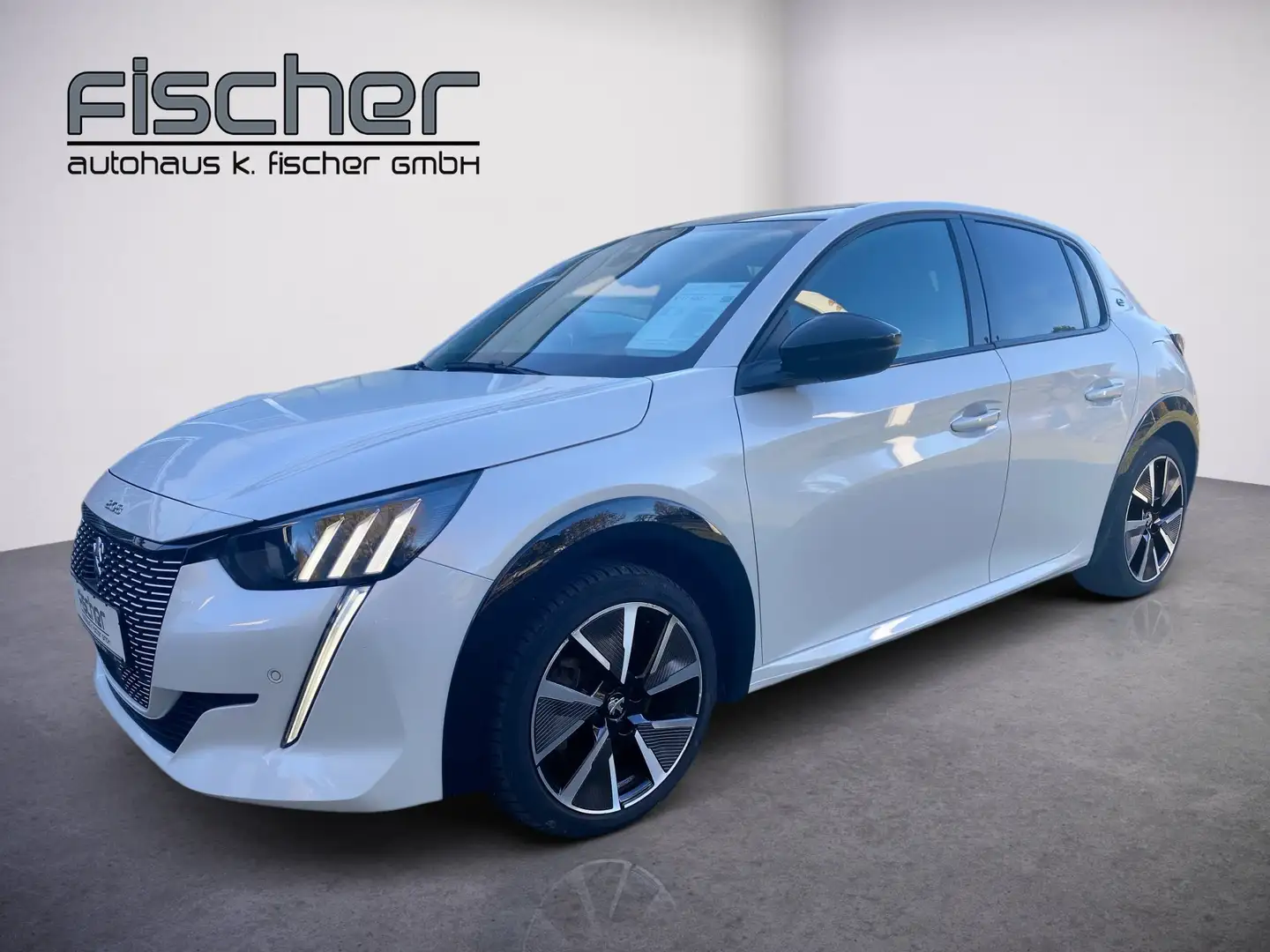 Peugeot e-208 Allure inkl. GT-Line-Paket 136 Weiß - 1
