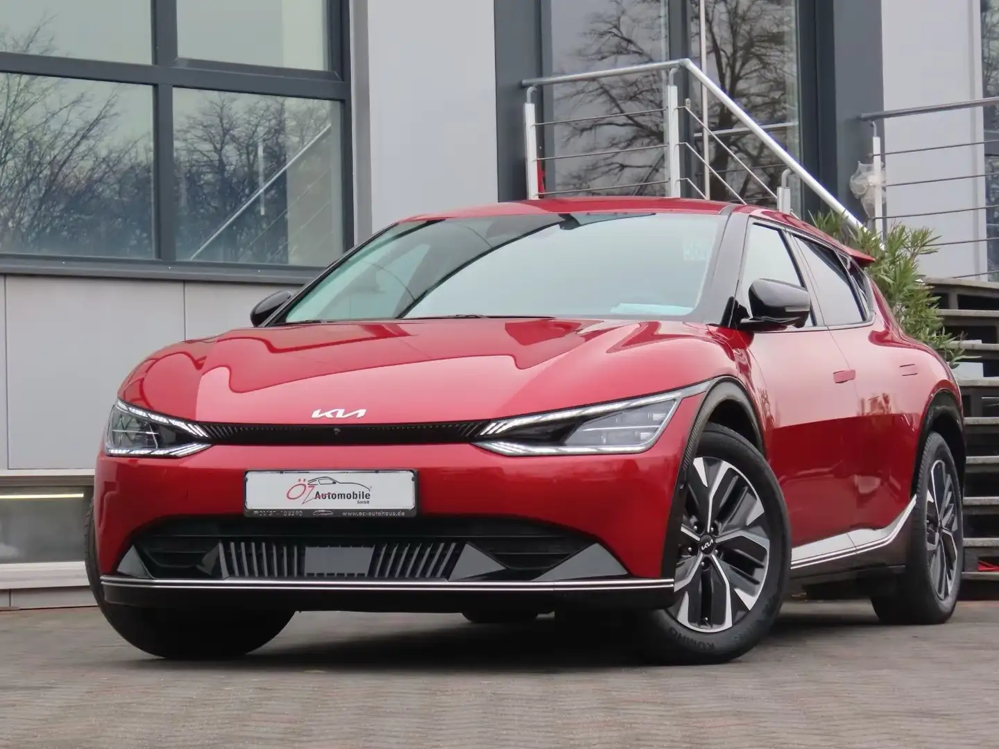 Kia EV6 77,4 kWh 168 kW Wärmepumpe Sitzbelüf. Rot - 2