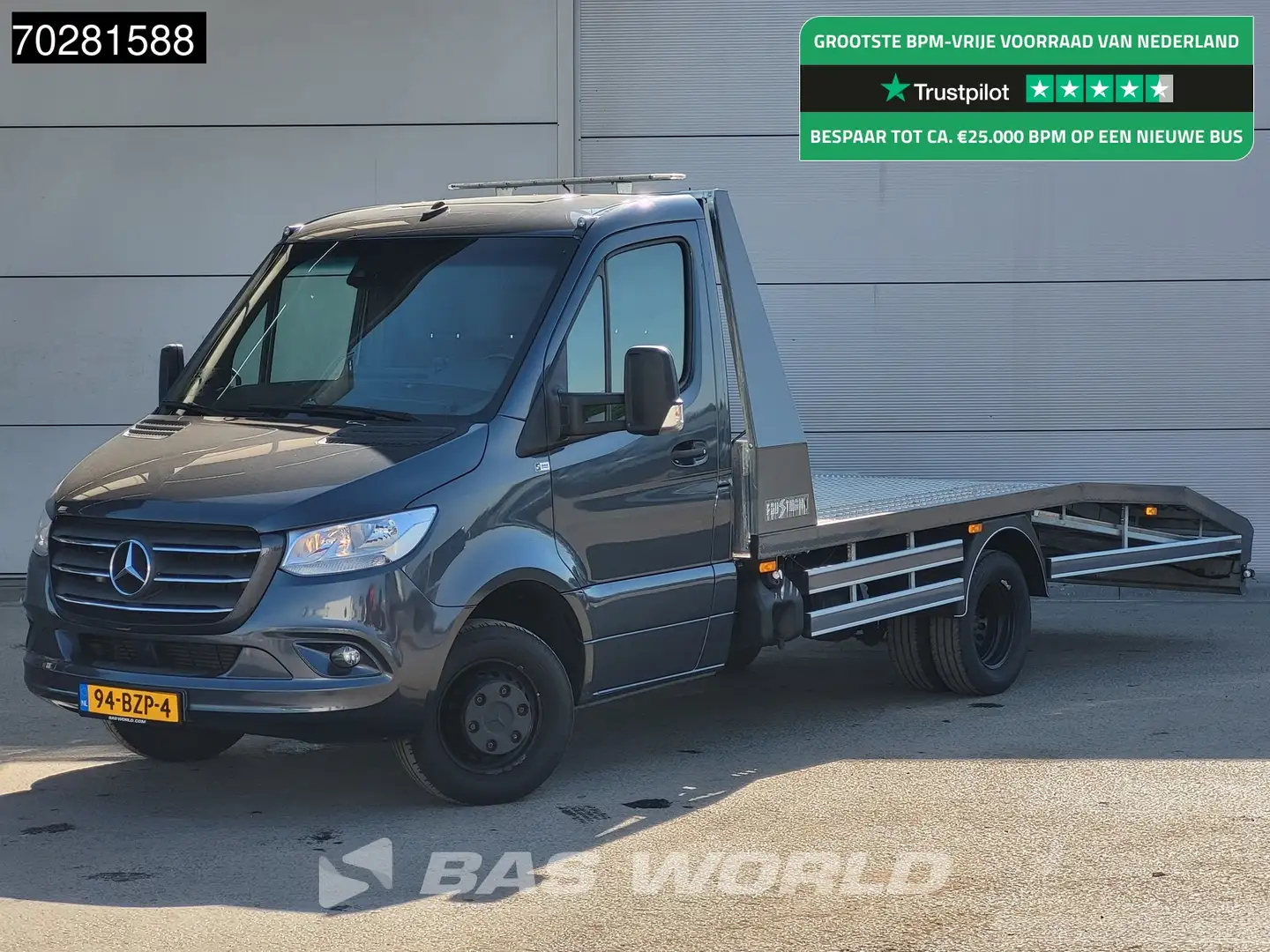 Mercedes-Benz Sprinter 519 3.0L V6 Autotransporter Oprijwagen Lier Trekha - 1