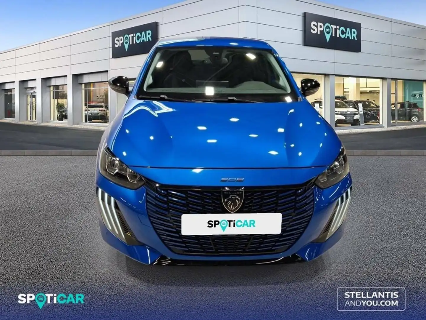 Peugeot 208 HYBRID 100 eDCS6 Allure Bleu - 2