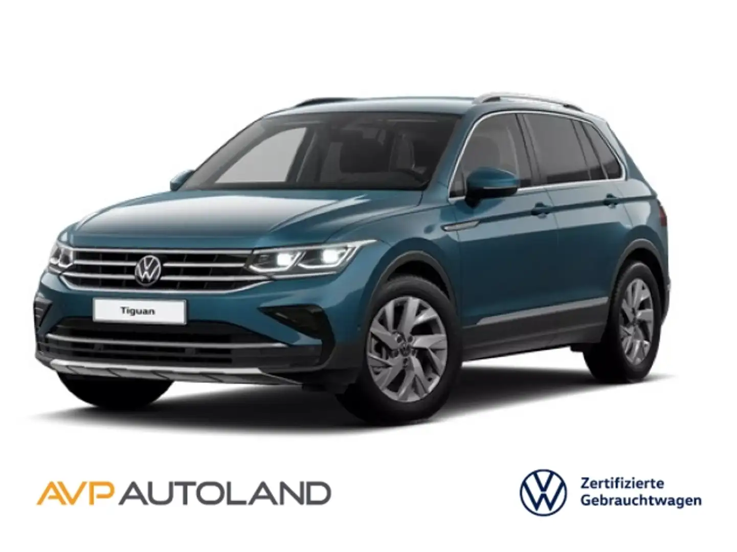 Volkswagen Tiguan 2.0 TDI DSG 4MOTION Elegance | NAVI | AHK Bleu - 1