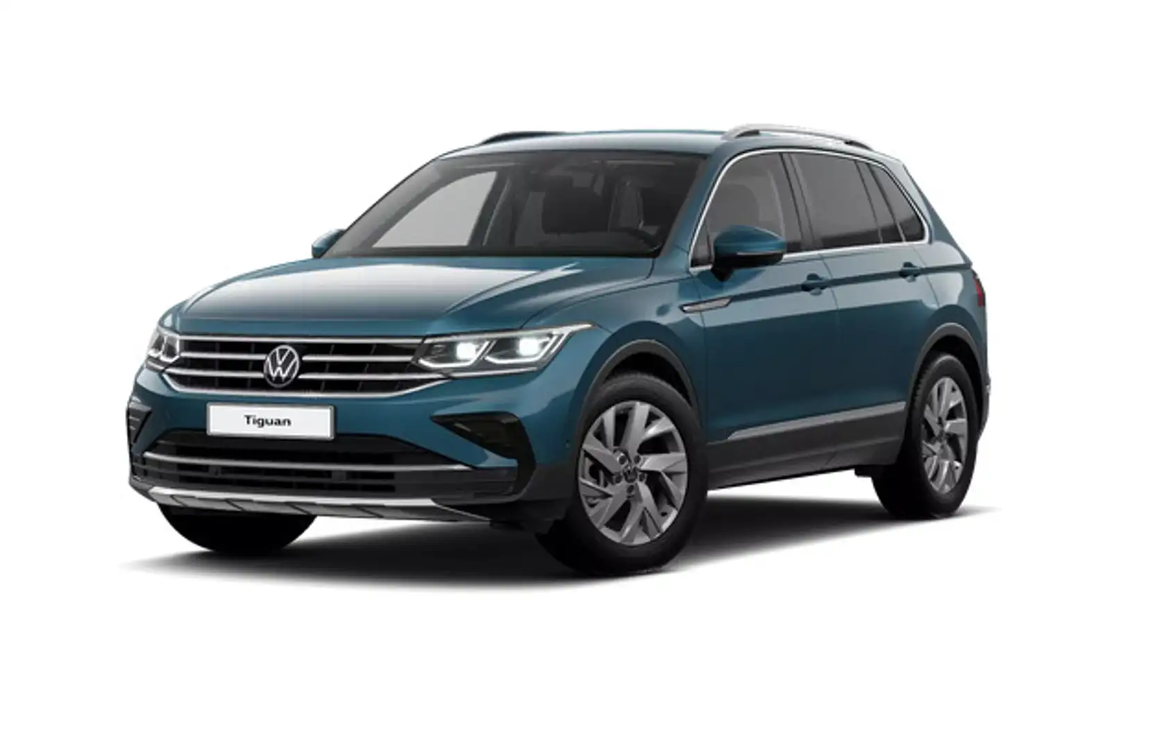 Volkswagen Tiguan 2.0 TDI DSG 4MOTION Elegance | NAVI | AHK Bleu - 2