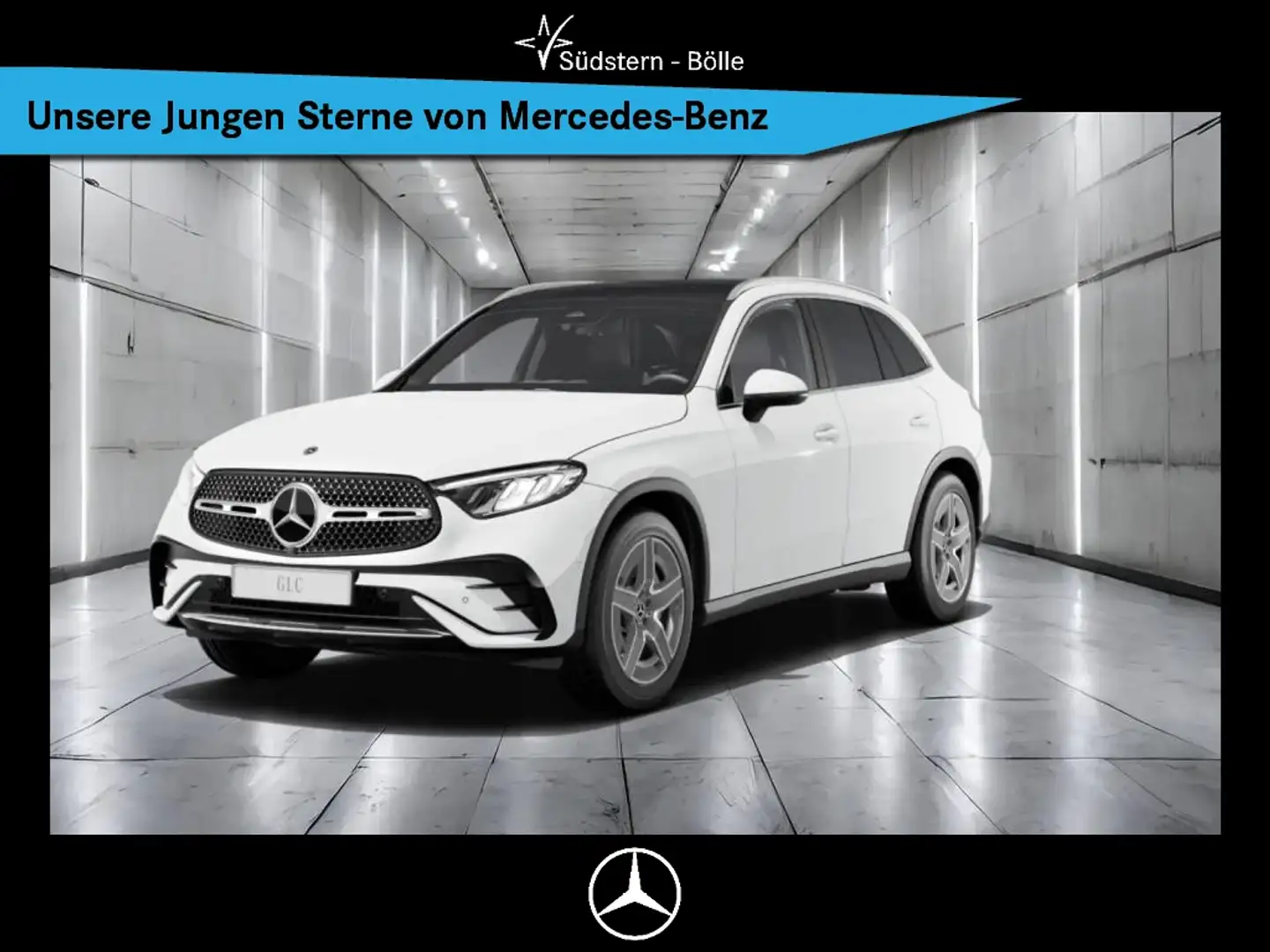 Mercedes-Benz GLC 220 d 4M AMG-ADV.PLUS+PANO+AHK+STNDHZ.+4xSHZ Weiß - 1