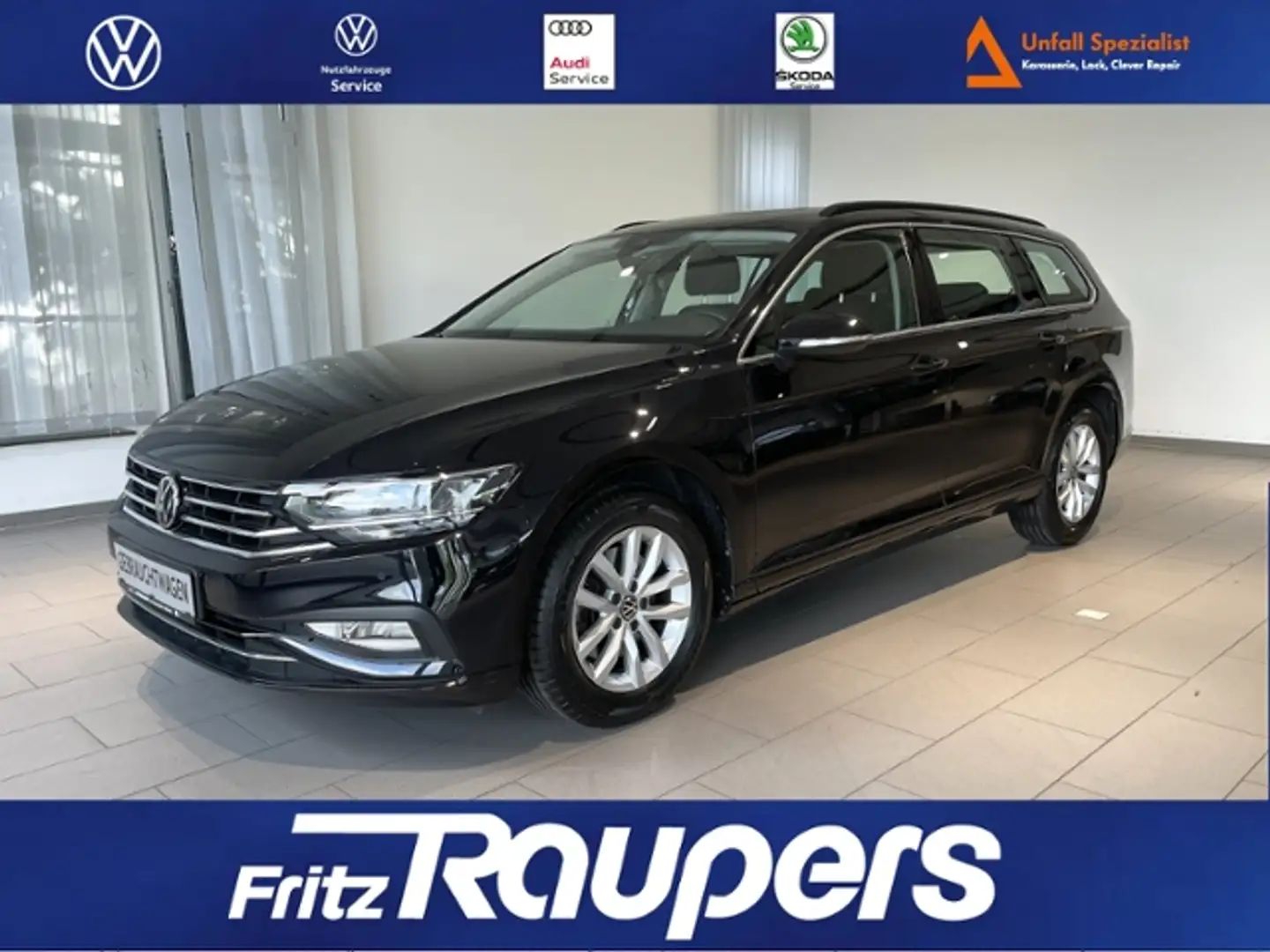 Volkswagen Passat Variant 2.0 TDI Business 7-Gang-DSG NAVI ACC REAR VIEW - Negro - 1