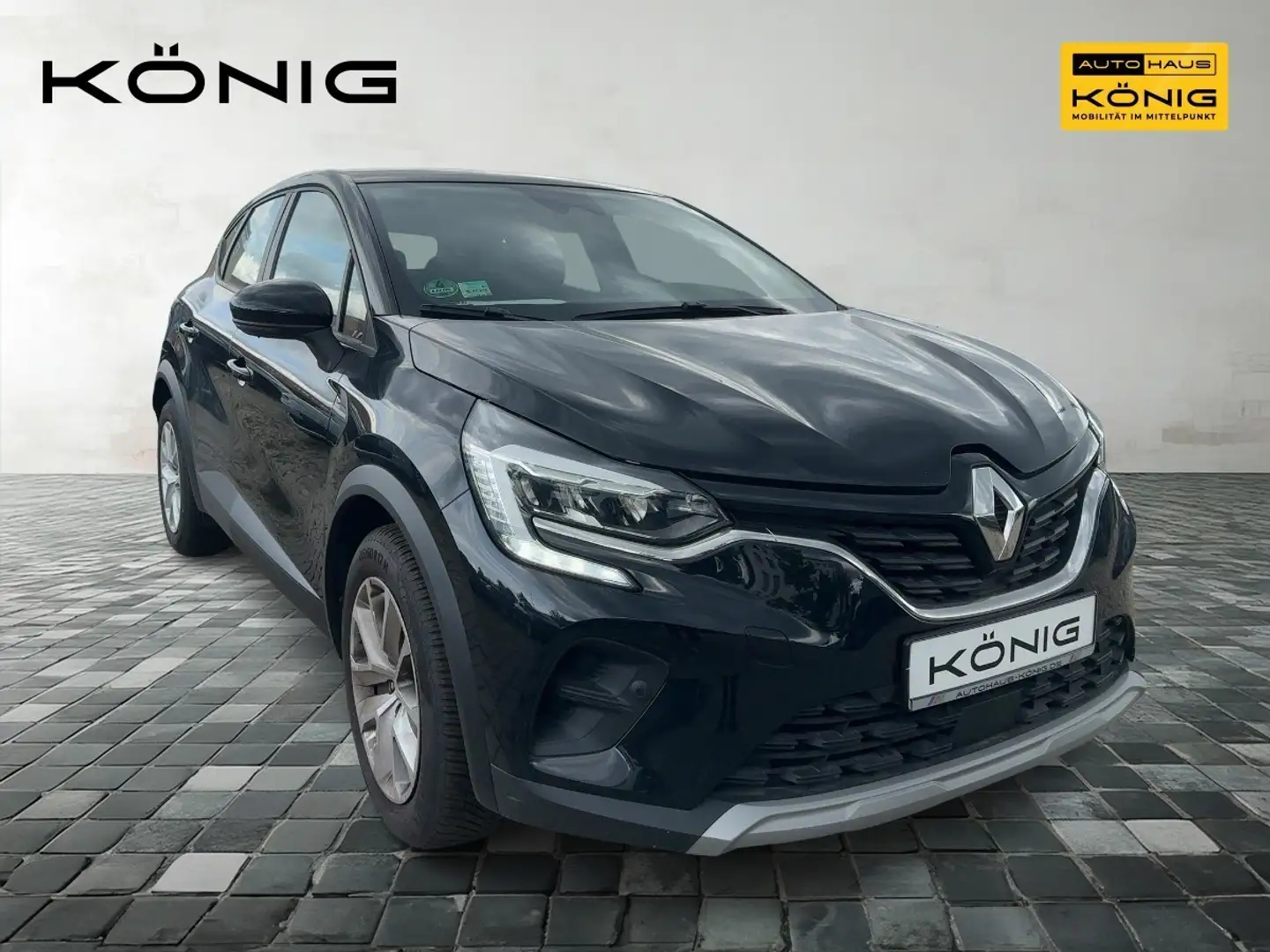 Renault Captur 1.3 TCe 140 EVOLUTION AUTOMATIK|KLIMA|PDC Schwarz - 2