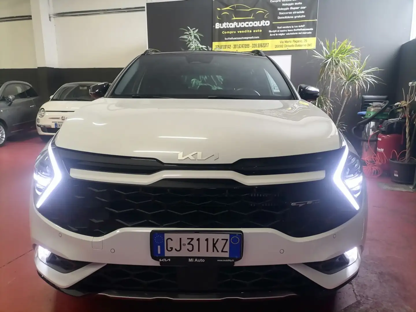 Kia Sportage Sportage 1.6 crdi mhev GT-line Plus dct Blanc - 2