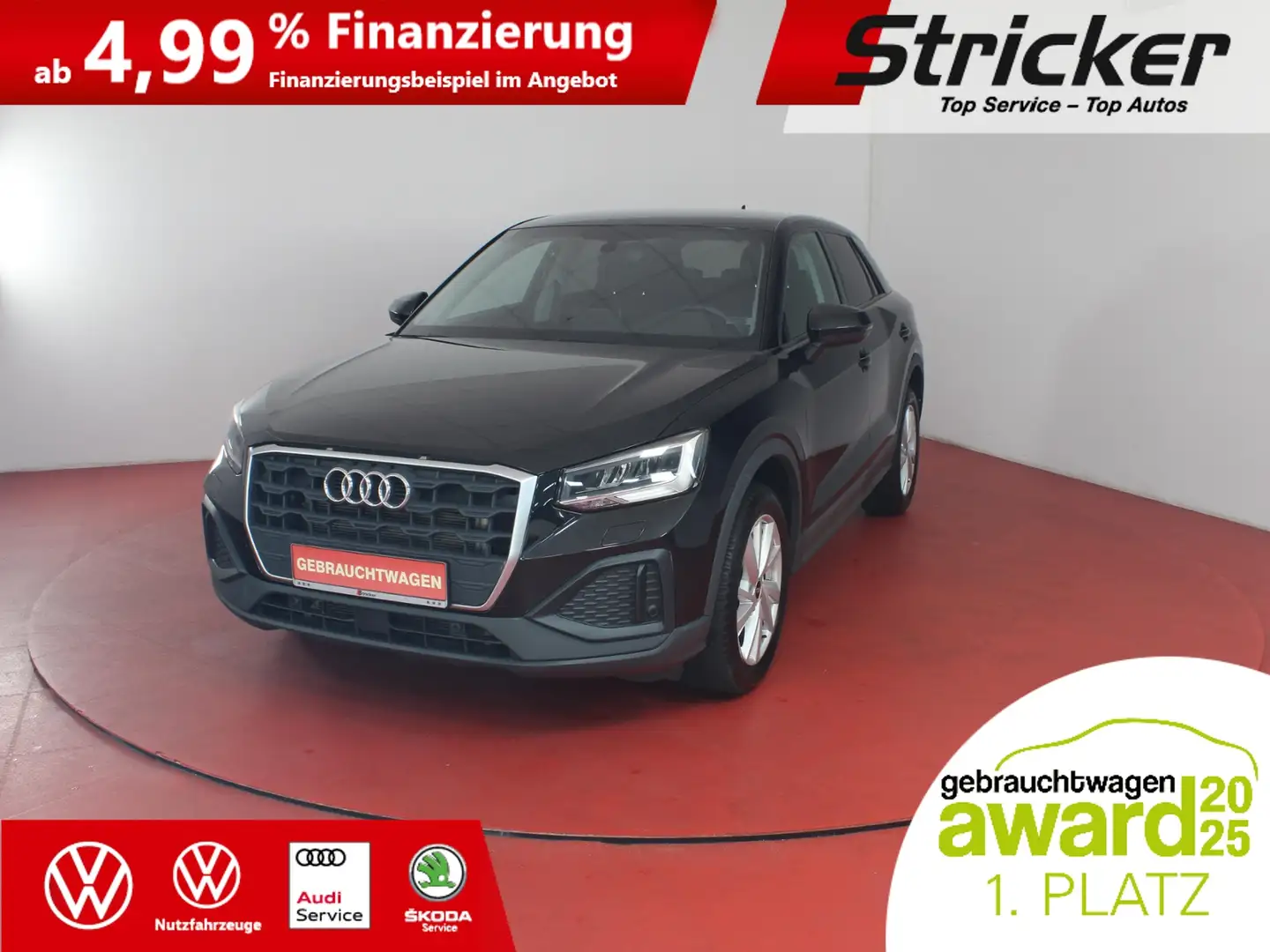 Audi Q2 35TFSI S-Tronic 261,-ohne Anzahlung Kamera Sitzhe Schwarz - 1