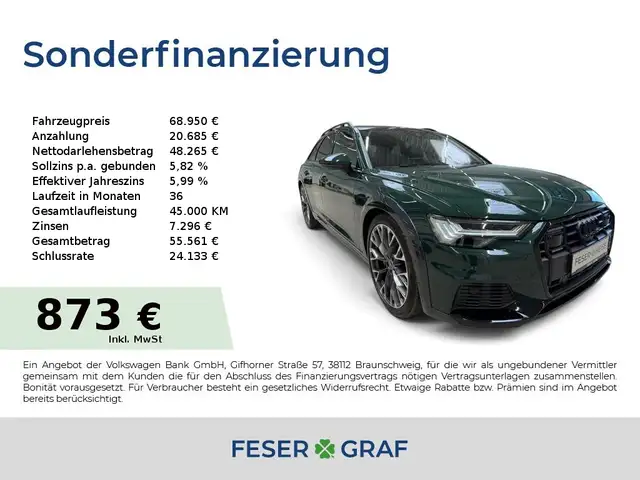Audi A6 allroad quattro 55 TDI LED/360°/AHK/Sta.hz./B&O/Pano Nacht