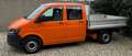 Volkswagen T6 Transporter Pritsche Doppelkabine lang Orange - thumbnail 3