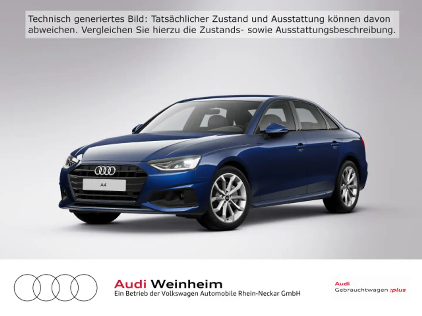 Audi A4 40 TDI G-2028 Digitaltacho Kamera N Blau - 2