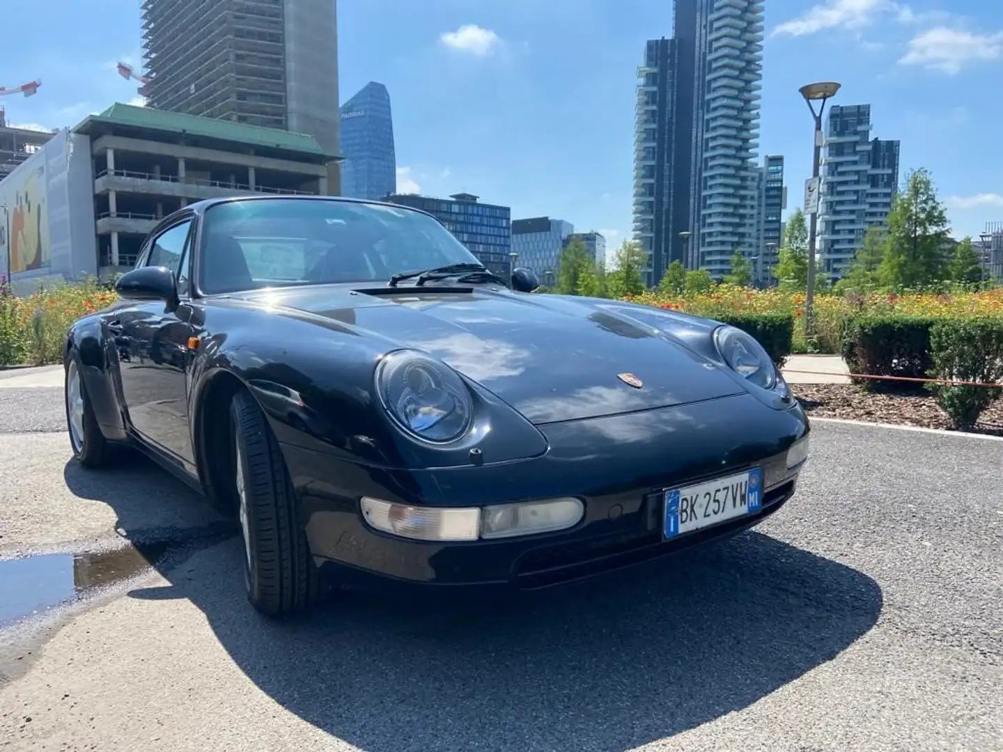 Porsche 993 911 Coupe Carrera 4 con certificato auto storica Noir - 1