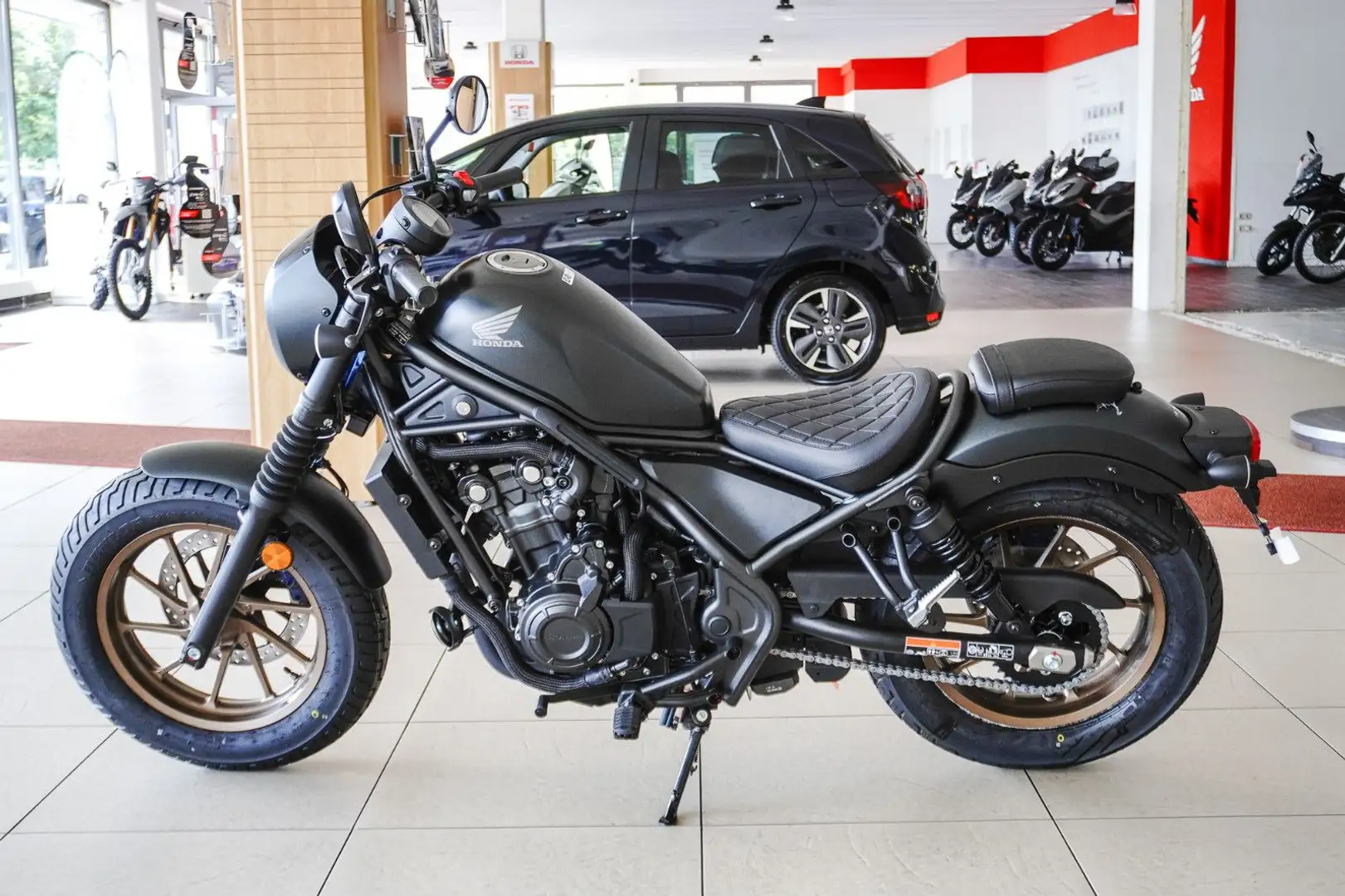 Honda CMX 500 Rebel Special Edt. + Satteltache links Negru - 2