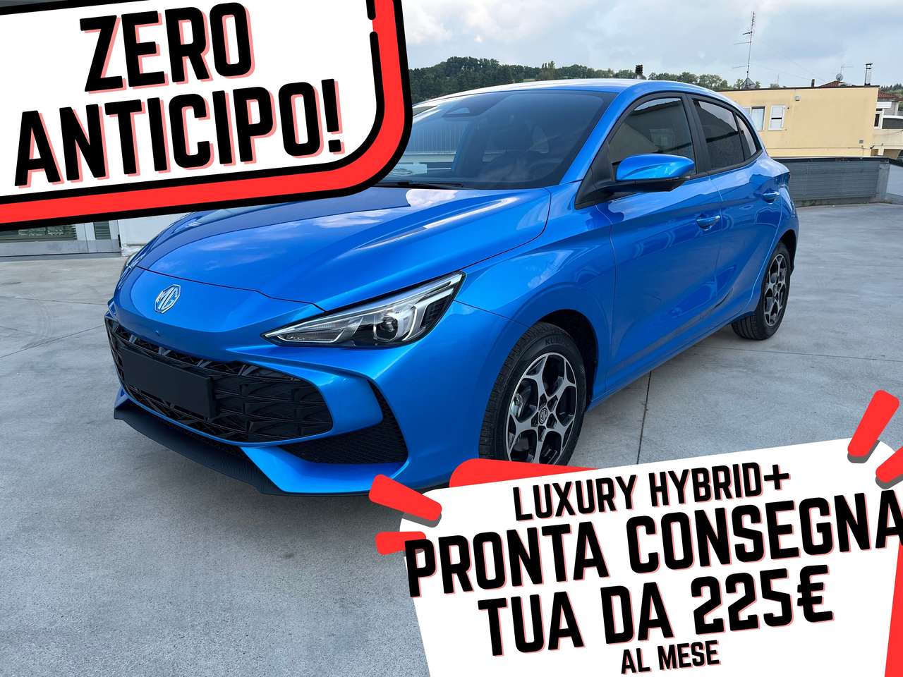 MG MG3 HYBRID+ LUXURY ZERO ACCONTO TUA CON 225€ MESE