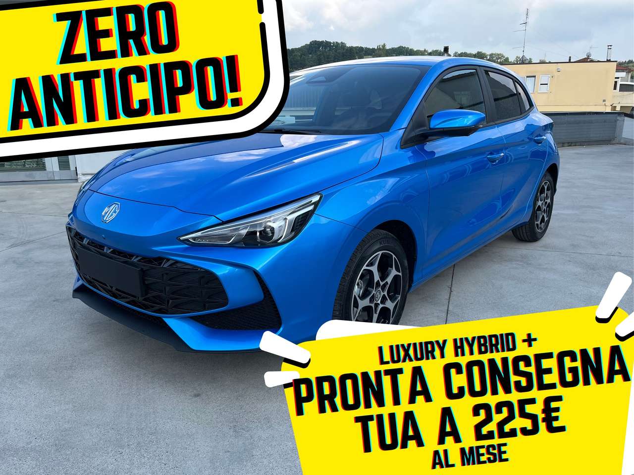 MG MG3 HYBRID+ LUXURY ZERO ACCONTO TUA CON 225€ MESE