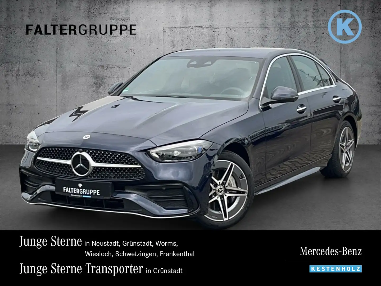 Mercedes-Benz C 300 C 300 e AMG+DISTRO+360+HUD+DIGITAL+KEYLESS+SOUND Bleu - 1